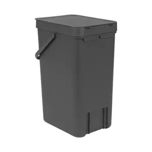 Brabantia Sort and Go 16 Litre Recycling Bin Grey