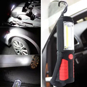 3W COB LED Magnetic Inspection Light Lamp Torch Work Night Emergency Hanging