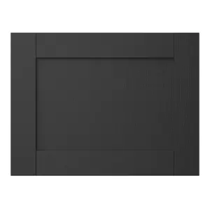 GoodHome Verbena Matt charcoal Shaker Appliance Cabinet door (W)600mm (H)453mm (T)20mm