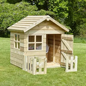 Rebo Orchard 4FT x 4FT Children's Wooden Garden Playhouse - Lark