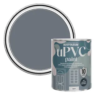 Rust-Oleum Marine Grey Matt UPVC Paint 750ml