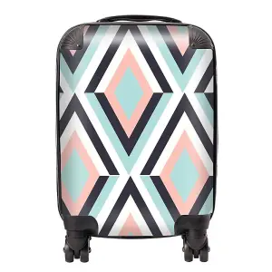 Zig Zag Abstract Pattern Suitcase - Mini Cabin