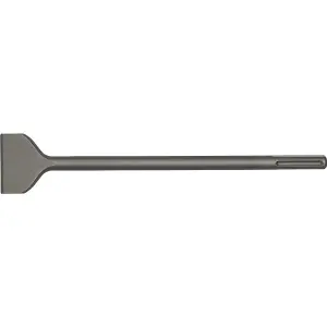 75 x 400mm Wide Impact Chisel - SDS Max Shank - Demolition Breaker Steel Chisel