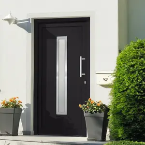 Fechteler Front Door Anthracite / Left Handing / 208cm H x 98cm W x 7cm D