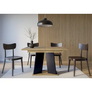 Extendable Dining Table Alekzander Brown/Black