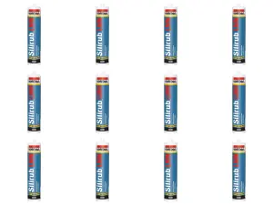 Soudal Silirub LMN Neutral Silicone - 300ml - Clear  (114573) (Pack of 12)