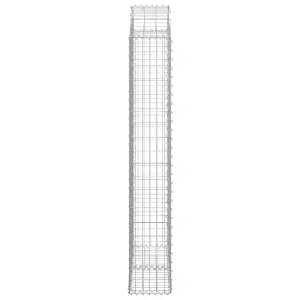 Berkfield Arched Gabion Basket 100x30x180/200 cm Galvanised Iron