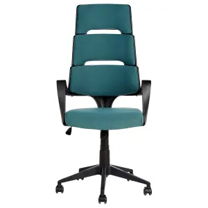 Beliani Modern Office Chair Blue GRANDIOSE