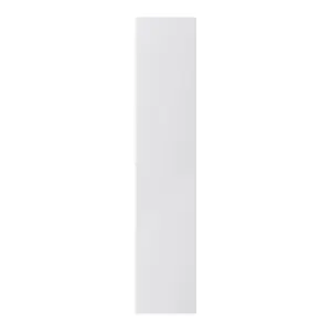 GoodHome Stevia Gloss grey Slab Tall larder Cabinet door (W)300mm (H)1467mm (T)18mm