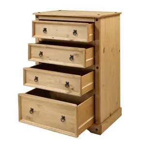 Mercers Furniture Corona Compact 4 Drawer Chest of Drawers