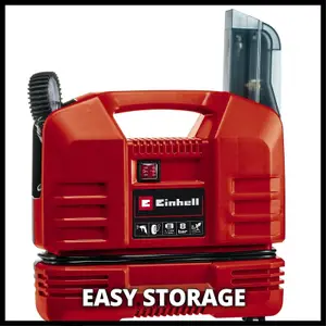 Einhell Portable Compressor 8 Bar Compact Electric Pump - TC-AC 190 OF Set