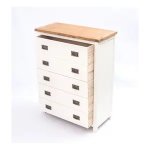 Lovere 5 Drawer Chest of Drawers Bras Drop Handle