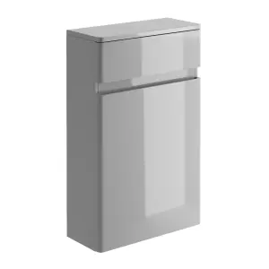 Marvel Back to Wall Toilet WC Unit in Light Grey Gloss