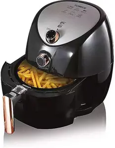 Tower T17021RG Family Size Air Fryer 4.3L 1500W - Black & Rose Gold