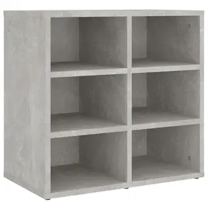 Berkfield Shoe Cabinets 2 pcs Concrete Grey 52.5x30x50 cm