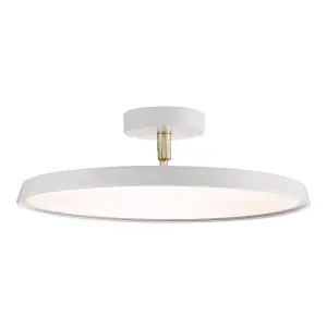 Nordlux DFTP Kaito 2 Pro 40 Indoor Living Dining Kitchen Bedroom Ceiling Light In White (Diam) 38.5cm