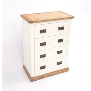 Tropea 4 Drawer Chest of Drawers Bras Drop Handle