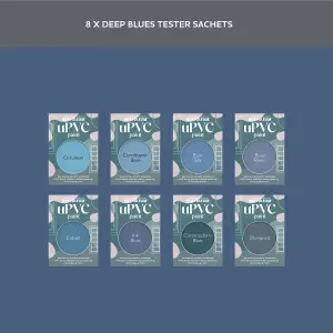 Rust-Oleum Blue Gloss uPVC Paint Tester Samples - 10ml