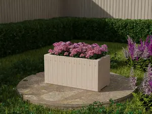 WoodyBloom3 wooden planter, 1000x500x500