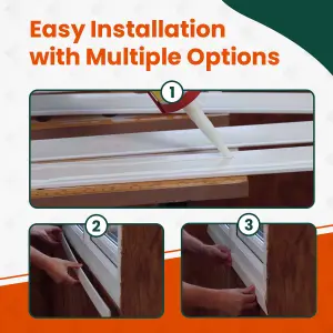 UPVC White Plastic Trim Architrave Skirting Board Flat Edging Window Sills Doors (W) 90mm (L) 5M