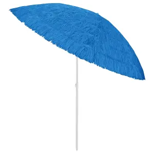 Berkfield Hawaii Beach Umbrella Blue 300 cm