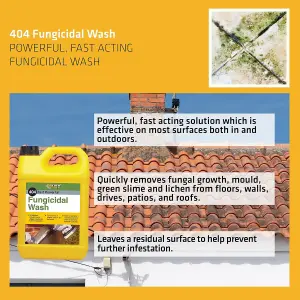 Everbuild 404 Fast Powerful Fungicidal Wash, 5 Litre