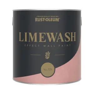 Rust-Oleum Red Limewash Effect Wall Paint - No.773 2.5L