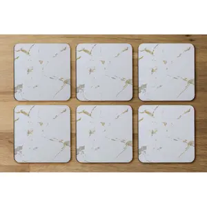 Square 6 Piece Coaster Set (Set of 6)