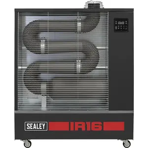 Powerful 16 kW Industrial Infrared Diesel Heater with 50L Tank & Safety Features