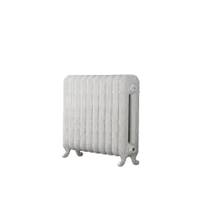 Arroll Daisy Cast iron White 10 Column Radiator, (W)684mm x (H)597mm