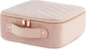 Tili Velvet Make-Up Organiser Large Vanity Case