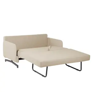 Beliani Retro Sofa Bed BELFAST Beige