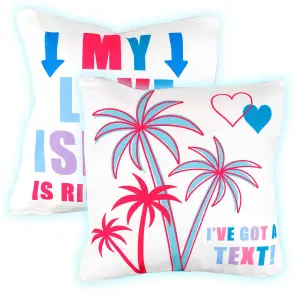 Gardenwize Outdoor Light Up Love Island Cushions Sofa Chair Furniture Scatter Cushions