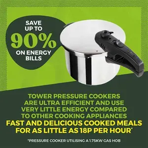 Tower 6L Pressure Cooker | Robert Dyas