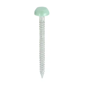 Timco - Polymer Headed Pins - A4 Stainless Steel - Chartwell Green (Size 30mm - 250 Pieces)