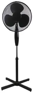 Prem-I-Air 16 Inch Black Oscillating Pedestal Fan with 3 Speed Settings