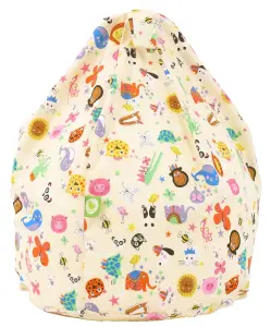 Cotton Party Animals Bean Bag Large Size