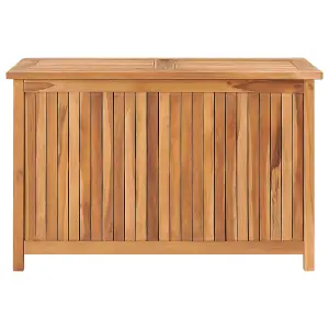 Berkfield Garden Storage Box 90x50x58 cm Solid Teak Wood