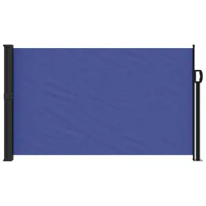 Berkfield Retractable Side Awning Blue 117x300 cm