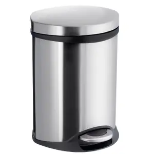 Smedbo Stainless Steel 6L Pedal Bin with Easy Clean Inner Liner