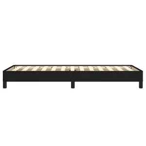 Berkfield Bed Frame Black 90x190 cm 3FT Single Fabric