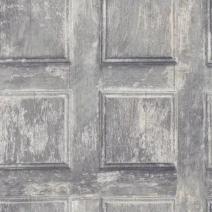 Galerie Nostalgie Dark Grey Door Smooth Wallpaper