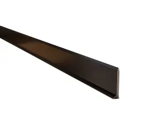 ILCOM Stainless steel Skirting board 60mm x 2700mm - Black Polished