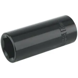 17mm Deep Impact Socket for 3/8 Inch Drive - Durable Chrome Vanadium Tool