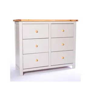 Argenta 6 Drawer Chest of Drawers Wood Knob