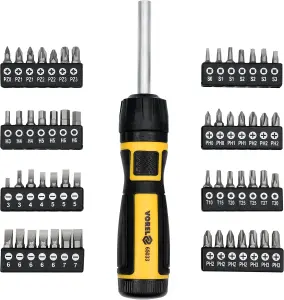 Vorel speed gear screwdriver bits set ratchet reversible 57pcs ( V 65033)