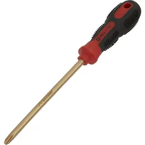 Non-Sparking Phillips Screwdriver with Soft Grip - 150mm Length