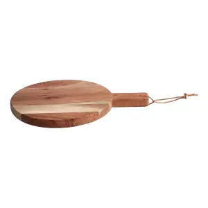 Interiors by Premier Socorro Extra Small Round Acacia Wood Board