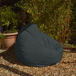 rucomfy Outdoor Water Resistant Slouchbag Beanbag - Grey