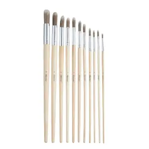 Harris Seriously Good Round Artist Paint Brush Set (Pack of 11) Beige (One Size)